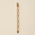 PULSERA ESLABONES PAPERCLIP CON DETALLE PAVE