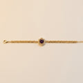 PULSERA CORAZON MORADO