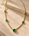 COLLAR RIVIERA VERDE ESMERALDA