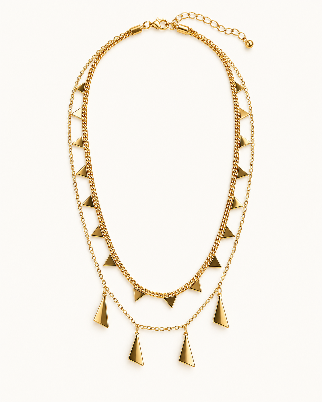 COLLAR DOBLE TRIANGULOS