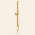 PULSERA CORAZON DORADO